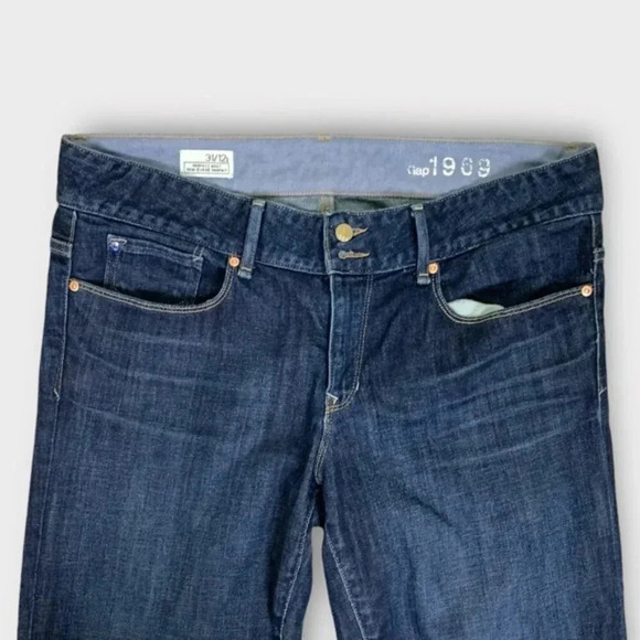 GAP 1969 Perfect Boot Dark Wash Jeans - Picture 4 of 7